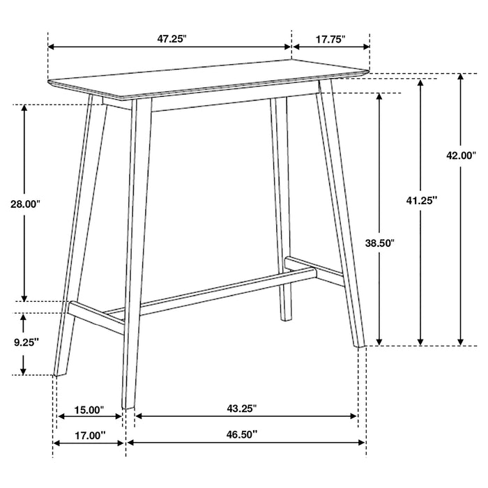 Finnick 3 Pc Bar Set - U&U Home Budget Furniture (Carteret, NJ)