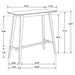 Finnick 3 Pc Bar Set - U&U Home Budget Furniture (Carteret, NJ)