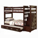 Allentown Twin-Twin Bunk Bed With Trundle and Storage - U&U Home Budget Furniture (Carteret, NJ)