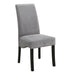 Stanton Upholstered Side Chairs Grey (Set of 2) - U&U Home Budget Furniture (Carteret, NJ)
