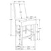 Stanton Counter Height Dining Sets - U&U Home Budget Furniture (Carteret, NJ)