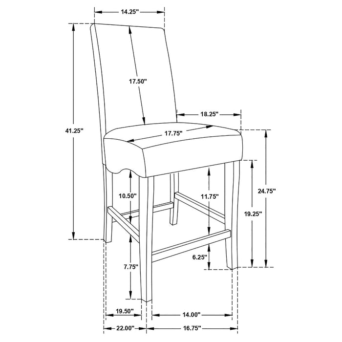 Stanton Counter Height Dining Sets - U&U Home Budget Furniture (Carteret, NJ)