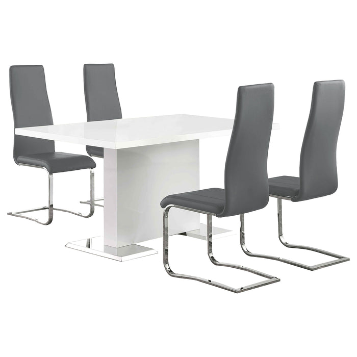 Anges 5 Pc Dining Sets - U&U Home Budget Furniture (Carteret, NJ)