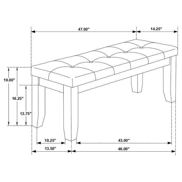 Dalila Dining Sets - U&U Home Budget Furniture (Carteret, NJ)