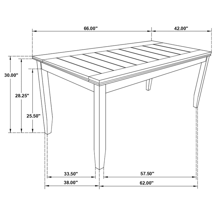 Dalila Dining Tables - U&U Home Budget Furniture (Carteret, NJ)