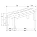 Dalila Benches - U&U Home Budget Furniture (Carteret, NJ)