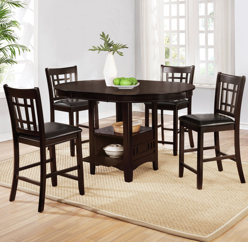 Lavon 5 Pc Counter Height Dining Sets - U&U Home Budget Furniture (Carteret, NJ)