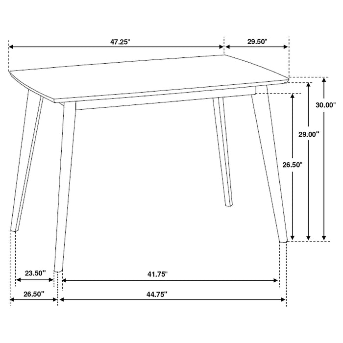 Kersey 5 Pc Dining Sets - U&U Home Budget Furniture (Carteret, NJ)