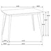 Kersey 5 Pc Dining Sets - U&U Home Budget Furniture (Carteret, NJ)