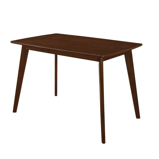 Kersey Dining Table with Angled Legs Chestnut - U&U Home Budget Furniture (Carteret, NJ)
