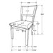 Sharon 5 Pc Dining Sets - U&U Home Budget Furniture (Carteret, NJ)