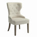 Baney Tufted Upholstered Dining Chair Beige - U&U Home Budget Furniture (Carteret, NJ)