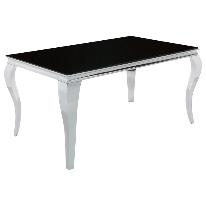 Carone 5 Pc Dining Sets Black - U&U Home Budget Furniture (Carteret, NJ)