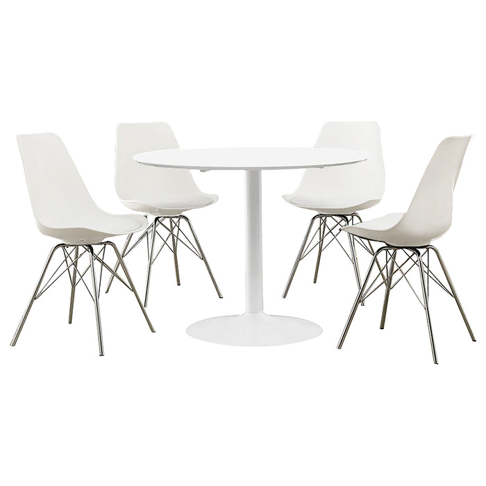 Lowry 5 Pc Dining Set - U&U Home Budget Furniture (Carteret, NJ)