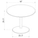 Lowry 5 Pc Dining Set - U&U Home Budget Furniture (Carteret, NJ)