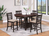 Lavon 5 Pc Counter Height Dining Sets - U&U Home Budget Furniture (Carteret, NJ)