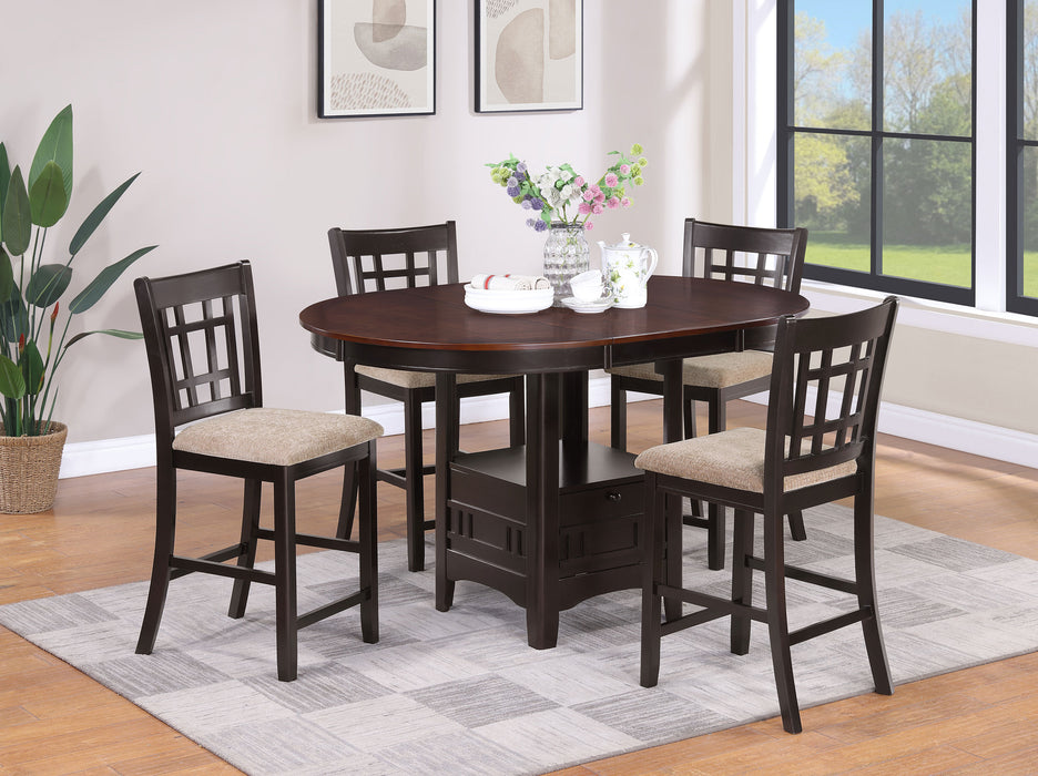 Lavon 5 Pc Counter Height Dining Sets - U&U Home Budget Furniture (Carteret, NJ)