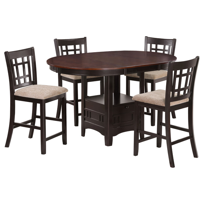 Lavon 5 Pc Counter Height Dining Sets - U&U Home Budget Furniture (Carteret, NJ)