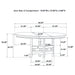 Lavon 5 Pc Counter Height Dining Sets - U&U Home Budget Furniture (Carteret, NJ)