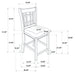 Lavon 5 Pc Counter Height Dining Sets - U&U Home Budget Furniture (Carteret, NJ)