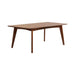 Malone Rectangular Dining Table Dark Walnut - U&U Home Budget Furniture (Carteret, NJ)