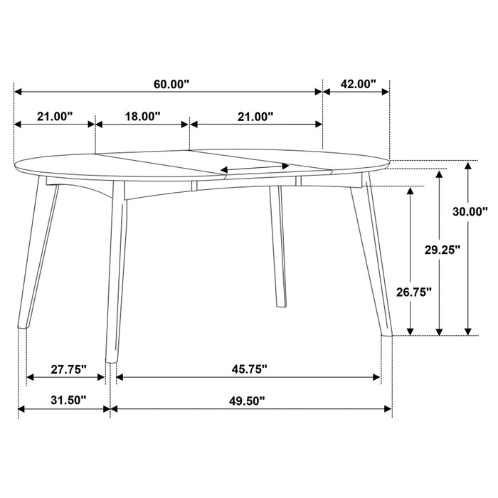 Jedda 5 Pc Dining Sets - U&U Home Budget Furniture (Carteret, NJ)