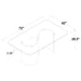 Edson Dining Table - U&U Home Budget Furniture (Carteret, NJ)