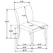 Cantley Side Chairs - U&U Home Budget Furniture (Carteret, NJ)