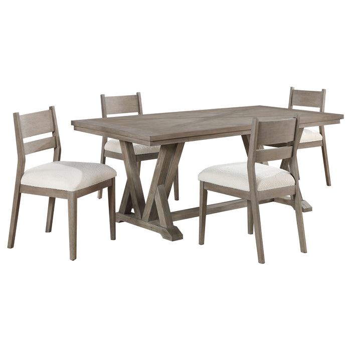 Cornelia 5 Pc Dining Set - U&U Home Budget Furniture (Carteret, NJ)
