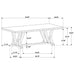 Cornelia 5 Pc Dining Set - U&U Home Budget Furniture (Carteret, NJ)
