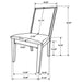 Kelly Dining Sets - U&U Home Budget Furniture (Carteret, NJ)
