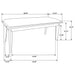 Alfredo Dining Sets - U&U Home Budget Furniture (Carteret, NJ)