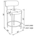 Viola Counter Stool - U&U Home Budget Furniture (Carteret, NJ)