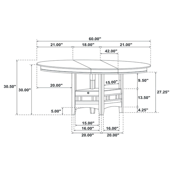Lavon 5 Pc Dining Sets - U&U Home Budget Furniture (Carteret, NJ)