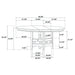 Lavon 5 Pc Dining Sets - U&U Home Budget Furniture (Carteret, NJ)
