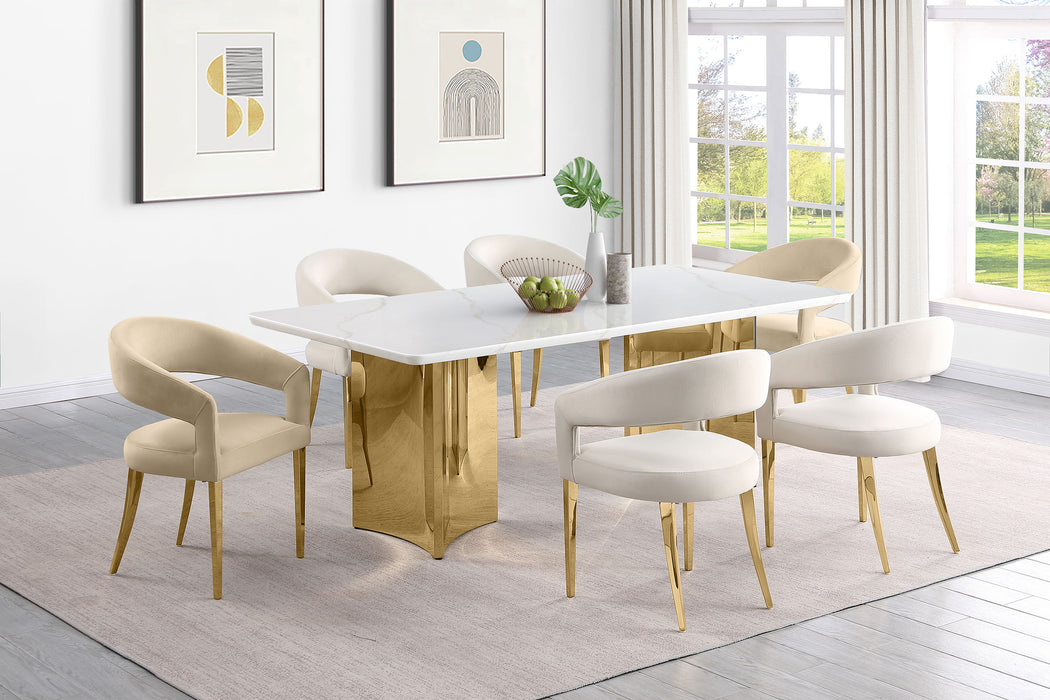 Tevlin Dining Table - U&U Home Budget Furniture (Carteret, NJ)