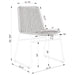 Aviano 5 Pc Dining Set - U&U Home Budget Furniture (Carteret, NJ)