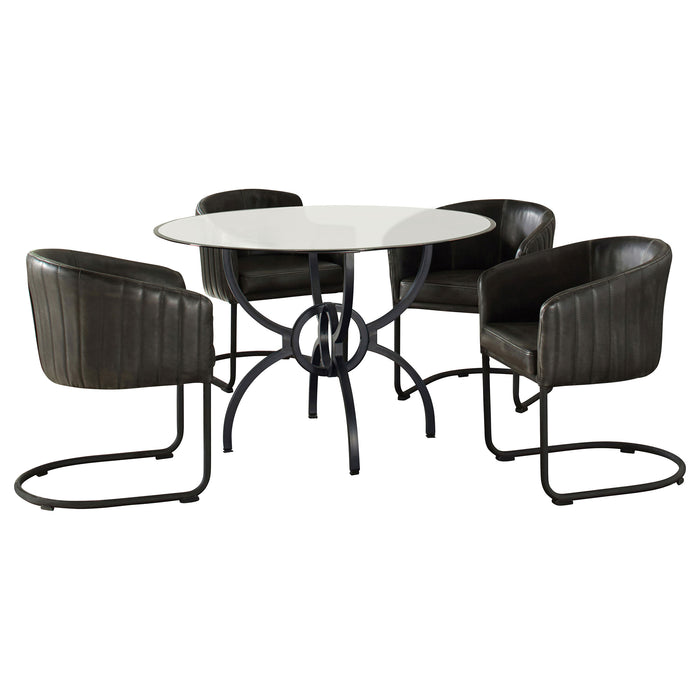 Aviano 5 Pc Dining Sets - U&U Home Budget Furniture (Carteret, NJ)
