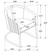 Aviano 5 Pc Dining Sets - U&U Home Budget Furniture (Carteret, NJ)