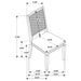 Matisse 7 Pc Dining Set - U&U Home Budget Furniture (Carteret, NJ)