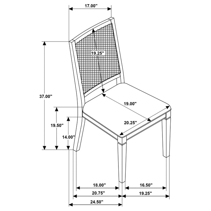 Matisse Side Chair - U&U Home Budget Furniture (Carteret, NJ)