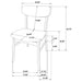 Dortch 5 Pc Dining Set - U&U Home Budget Furniture (Carteret, NJ)