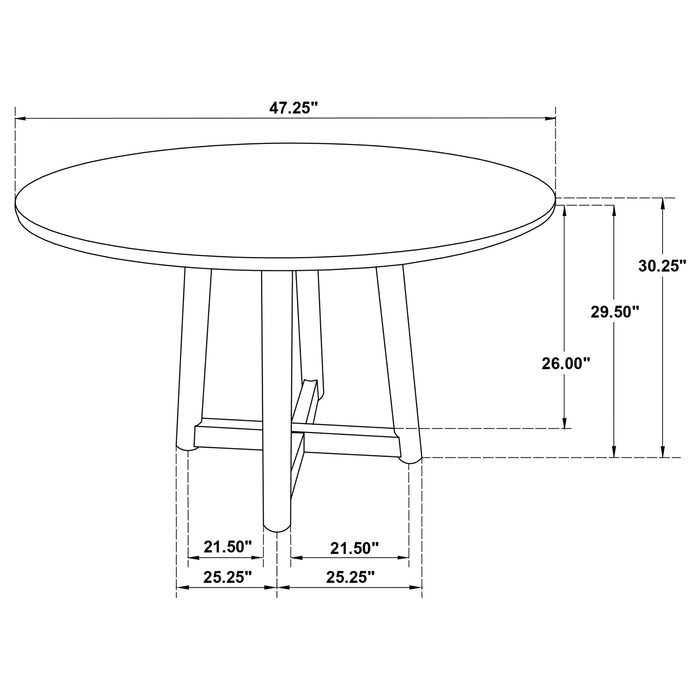 Dinah Dining Table - U&U Home Budget Furniture (Carteret, NJ)