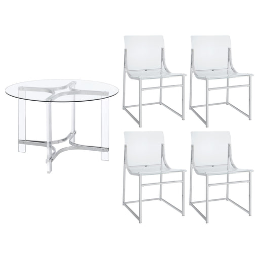 Keeling 5 Pc Dining Set - U&U Home Budget Furniture (Carteret, NJ)