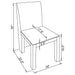Tordera Side Chair - U&U Home Budget Furniture (Carteret, NJ)