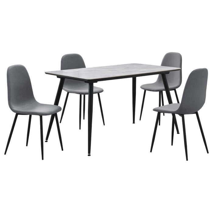 Dennison 5 Pc Dining Set - U&U Home Budget Furniture (Carteret, NJ)