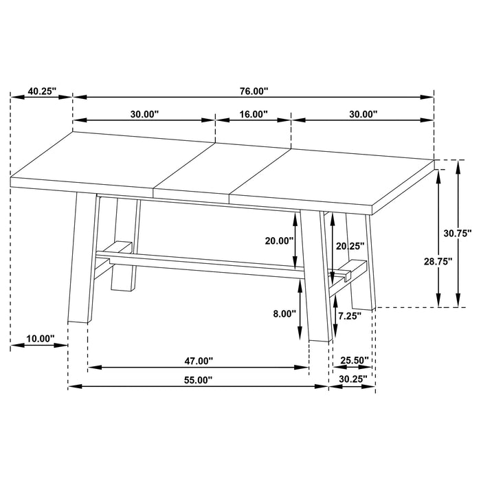 Middleton Dining Tables - U&U Home Budget Furniture (Carteret, NJ)