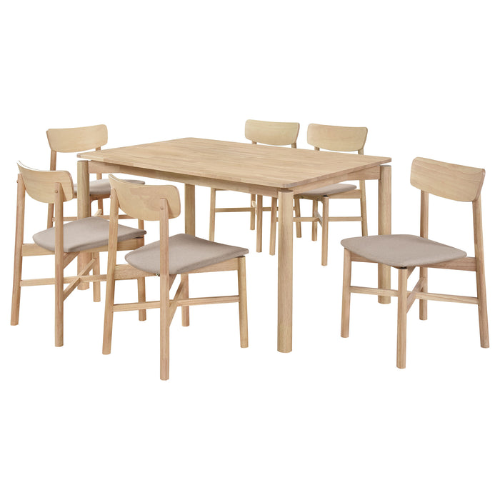 Parkridge 7 Pc Dining Set - U&U Home Budget Furniture (Carteret, NJ)