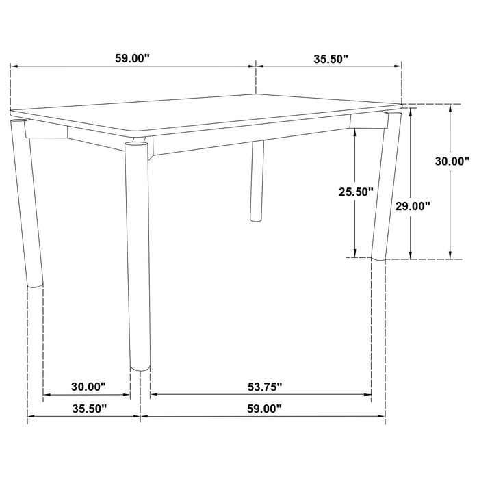 Parkridge Dining Table - U&U Home Budget Furniture (Carteret, NJ)