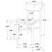 Parkridge 5 Pc Dining Set - U&U Home Budget Furniture (Carteret, NJ)